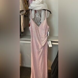 Sparkly pink formal dress (BRAND NEW/NEVER WORN) from Macys, size 13!